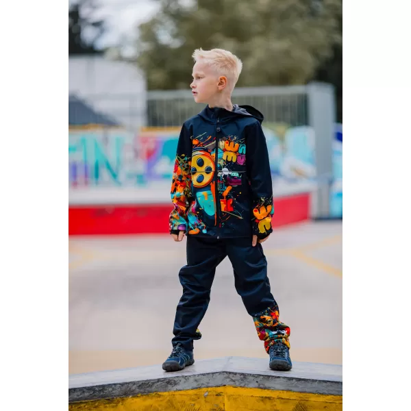  Baby Softshell Hosen WAMU GAME ON SCHWARZ 