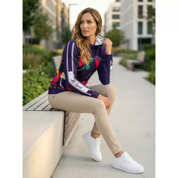  Funktionaler Sweatshirt -Prämie von Frauen ALTISPORT VOJ/ALW042MI01 MEERESBLAU 