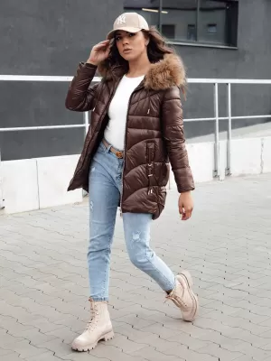 Damenjacke DSTREET WINTERCHIC KARAMELL