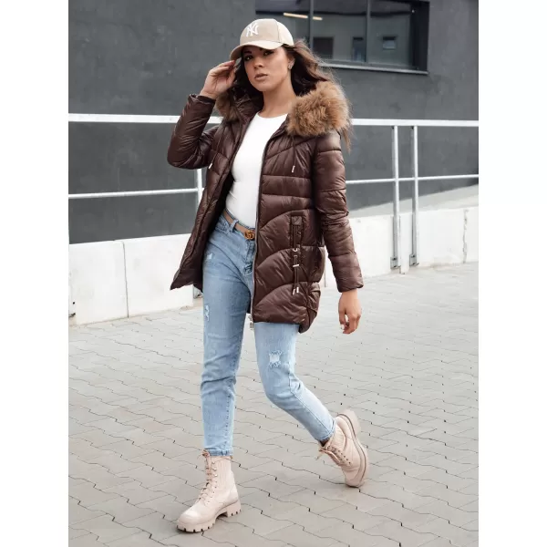  Damenjacke DSTREET WINTERCHIC KARAMELL 