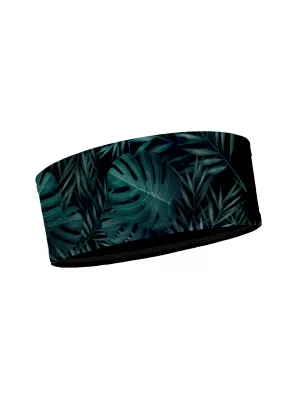 Sport-Stirnband für Kinder MONSTERA BLACK WAMU