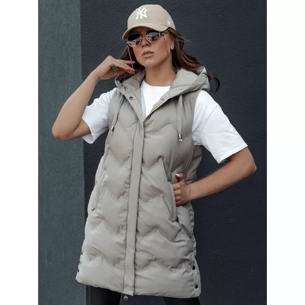  Damenweste DSTREET TAMIRA BEIGE Dstreet1 