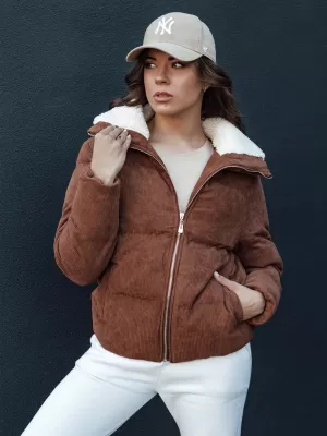 Frauenjacke DSTREET TRENDYGLAM TY4360 KARAMELL