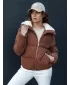 Frauenjacke DSTREET TRENDYGLAM TY4360 KARAMELL