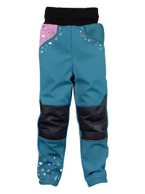 Baby Softshell Hosen WAMU JEDNOROŽCI BLAU