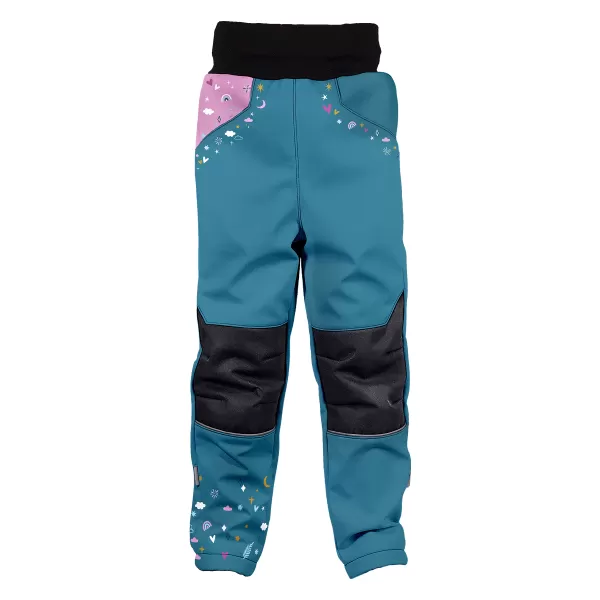  Baby Softshell Hosen WAMU JEDNOROŽCI BLAU 