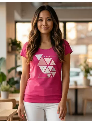 T -Shirt ALTISPORT ALW185120 FUCHSIA ROT