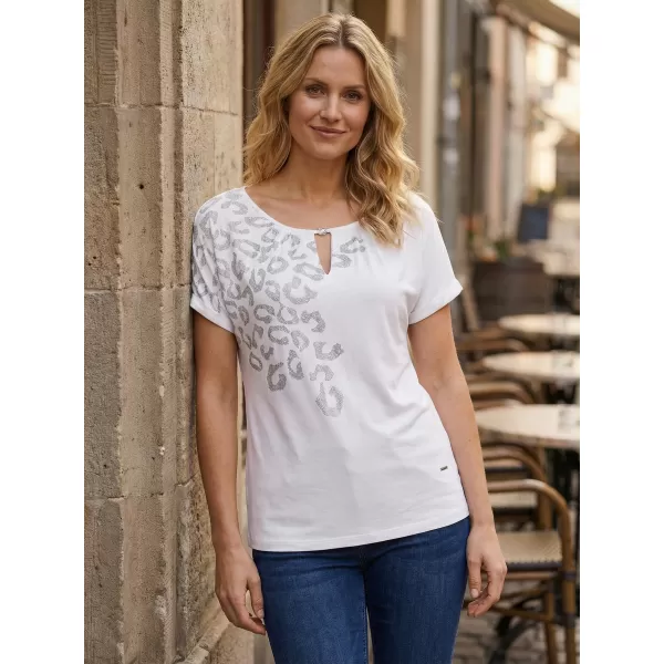  Damen-T-Shirt ALTISPORT DAFFY WEIß 