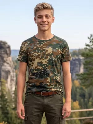T -Shirt BRANDIT T BD6017 FLECKTARN