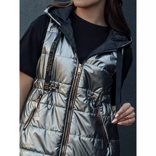 Weste DSTREET PIXIECODE TY4437 DUNKELGRAU 
