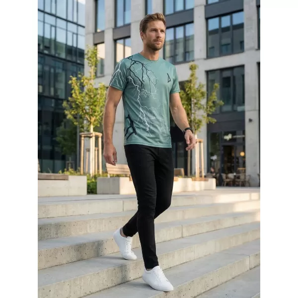  Funktionelles Premium-T-Shirt für Herren ALTISPORT VOJ/ALM004TR01 KHAKI/MILITÄR 