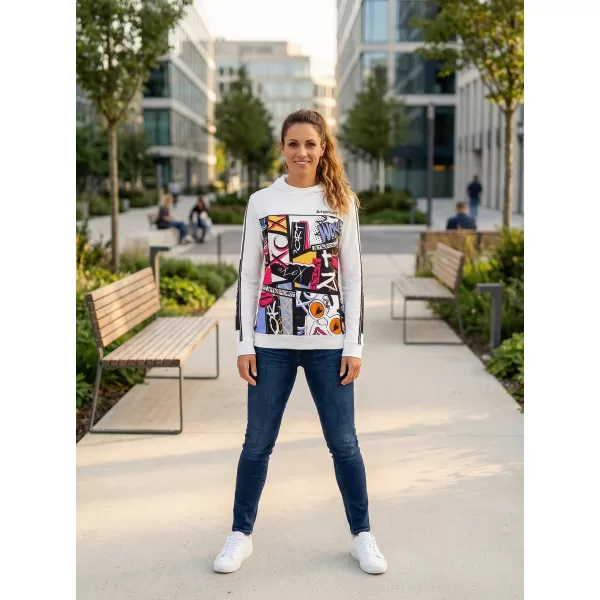  Hochwertiges Funktions-Sweatshirt für Damen ALTISPORT VOJ/ALW041MI01 WEIß 