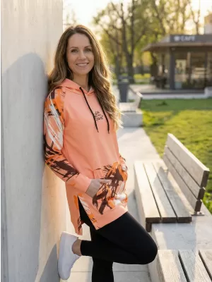 Funktionelles erweitertes Damen-Sweatshirt Premium ALTISPORT VOJ/ALW039MI03 ORANGE