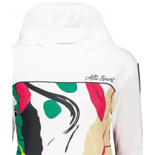  Funktionaler Sweatshirt -Prämie von Frauen ALTISPORT VOJ/ALW042MI01 WEIß 