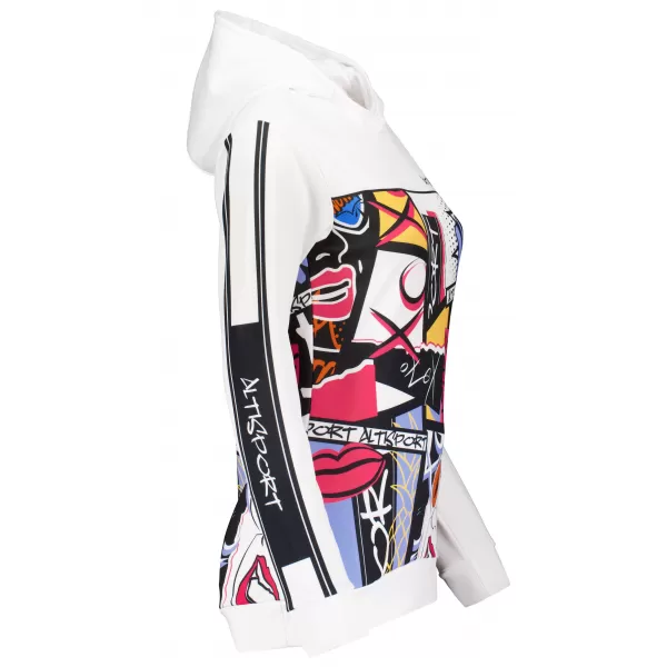  Hochwertiges Funktions-Sweatshirt für Damen ALTISPORT VOJ/ALW041MI01 WEIß 