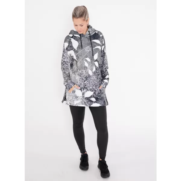  Funktionelles erweitertes Damen-Sweatshirt Premium ALTISPORT VOJ/ALW020MI03 SCHWARZ UND WEIß 