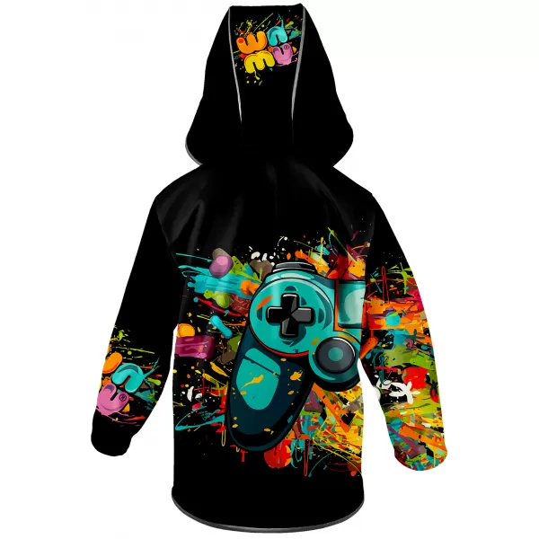  Softshelljacke für Kinder WAMU GAME ON SCHWARZ 