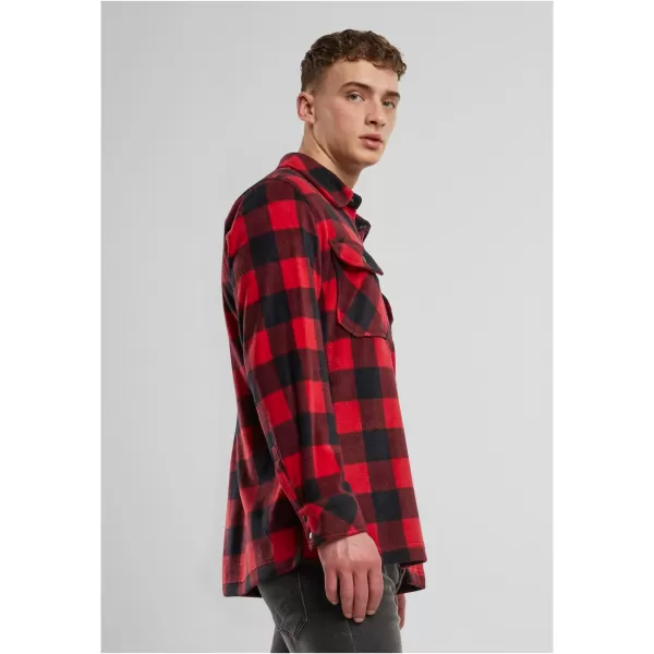  Hemd BRANDIT BD9720 ROT/SCHWARZ 