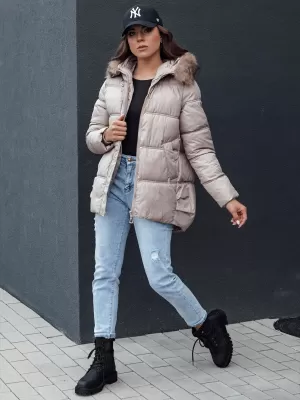 Damenjacke DSTREET STELLAR BEIGE Dstreet1