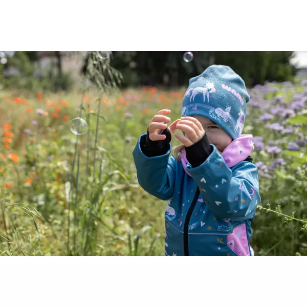  Baby Softshell Jacke WAMU JEDNOROŽCI BLAU 