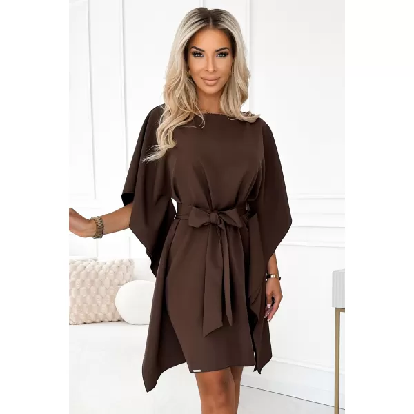  Kleid NUMOCO SOFIA 287-33 SCHOKOLADE 