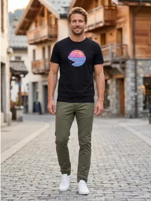 Herren-T-Shirt ALTISPORT ALM186129 SCHWARZ