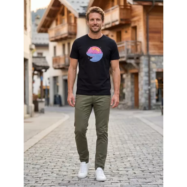  Herren-T-Shirt ALTISPORT ALM186129 SCHWARZ 