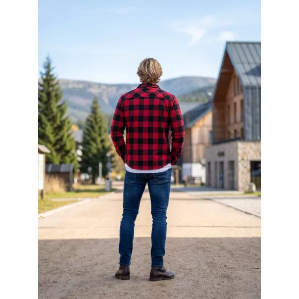  Hemd BRANDIT BD9720 ROT/SCHWARZ 