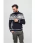 Herren Sweatshirt BRANDIT TROYER NORWEGER BD5029 MARINE