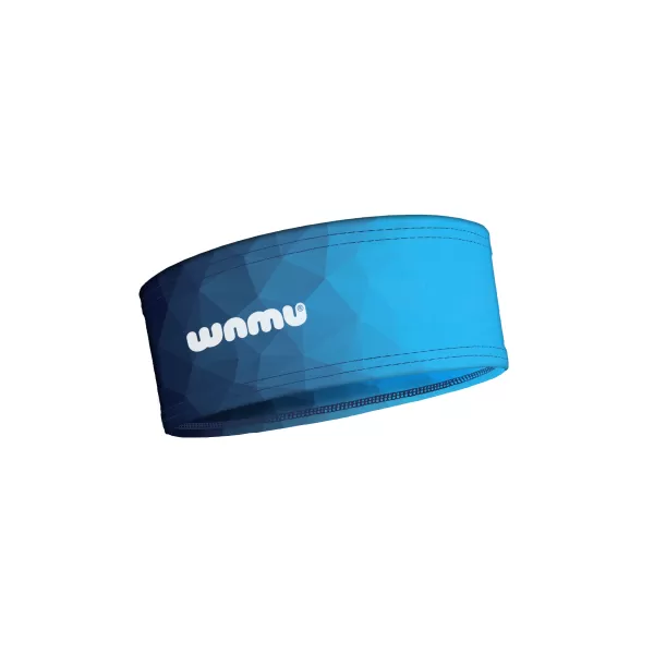  Sport-Stirnband für Kinder WAMU MOZAIKA BLAU 