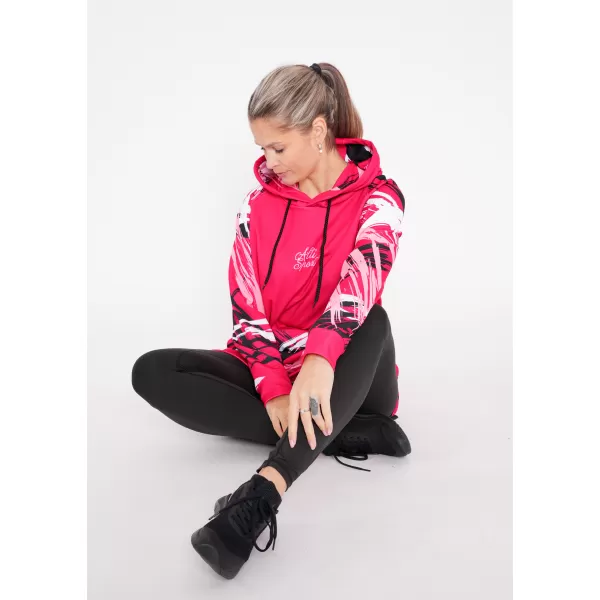  Funktionelles erweitertes Damen-Sweatshirt Premium ALTISPORT VOJ/ALW039MI03 VIVA MAGENTA 