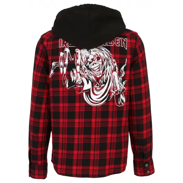  Herren -Sweatshirt BRANDIT IRON MAIDEN BD61048 DUNKELROT/SCHWARZ 