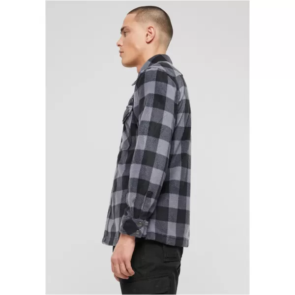  Hemd BRANDIT BD9720 SCHWARZ/GRAU 