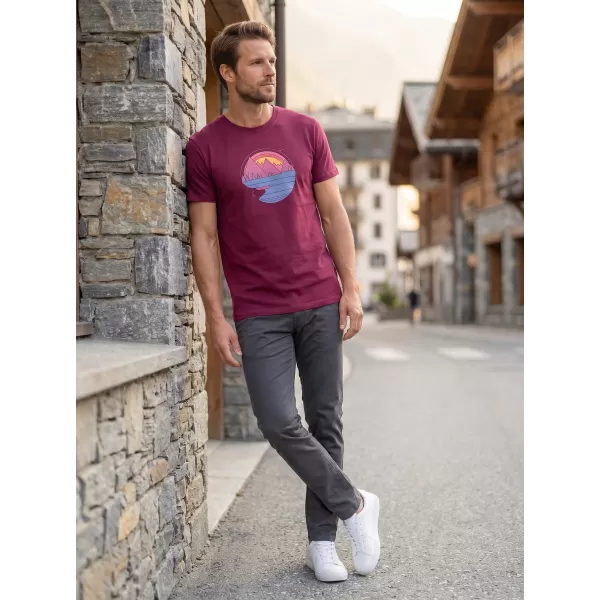  Herren-T-Shirt ALTISPORT ALM186129 FUCHSIE 