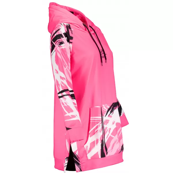  Funktionelles erweitertes Damen-Sweatshirt Premium ALTISPORT VOJ/ALW039MI03 FLUO-ROSA 