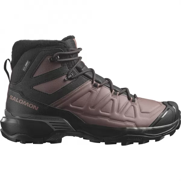  Damenschuhe SALOMON X ULTRA SNOWPILOT WP W L47585800 SCHWARZ/PFEFFERKORN/COGNAC 