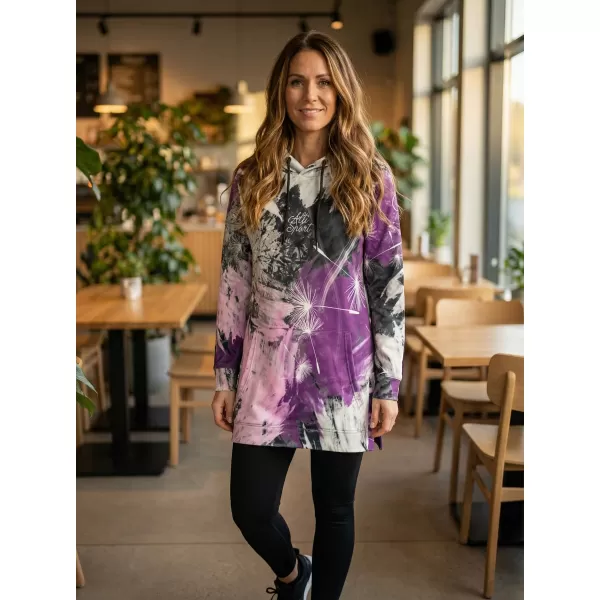  Funktionelles erweitertes Damen-Sweatshirt Premium ALTISPORT VOJ/ALW016MI03 LILA 