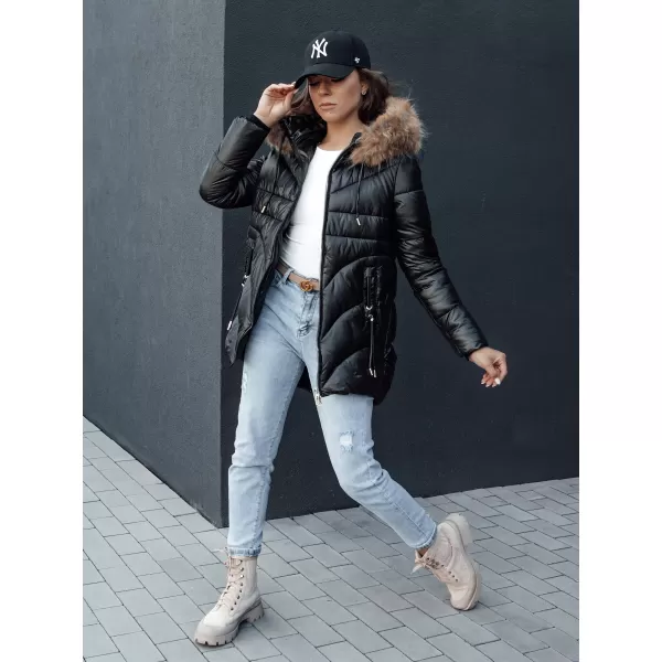  Damenjacke DSTREET WINTERCHIC SCHWARZ 