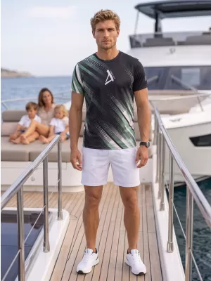 Funktionelles Premium-T-Shirt für Herren ALTISPORT VOJ/ALM028TR01 KHAKI/MILITÄR