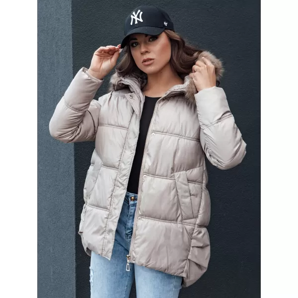  Damenjacke DSTREET STELLAR BEIGE Dstreet1 
