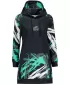 Funktionelles erweitertes Damen-Sweatshirt Premium ALTISPORT VOJ/ALW039MI03 SCHWARZ/TÜRKIS