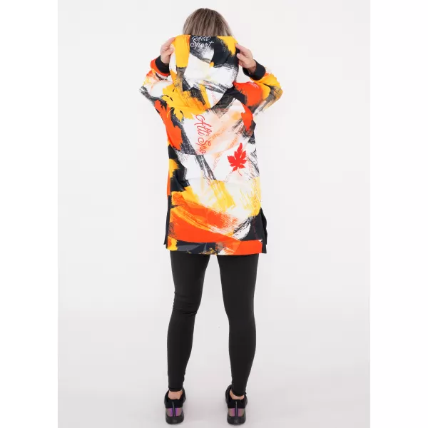  Funktionelles erweitertes Damen-Sweatshirt Premium ALTISPORT VOJ/ALW019MI03 ORANGE 