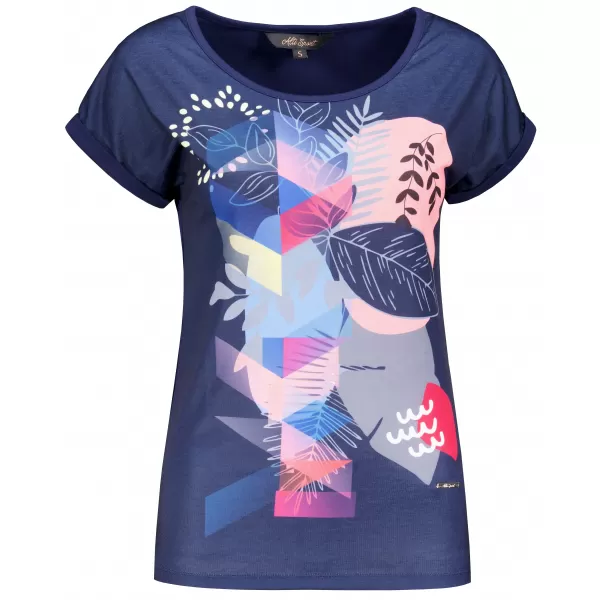  Damen-T-Shirt ALTISPORT DIANITA DUNKELBLAU 