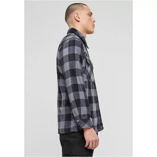  Hemd BRANDIT BD9720 SCHWARZ/GRAU 