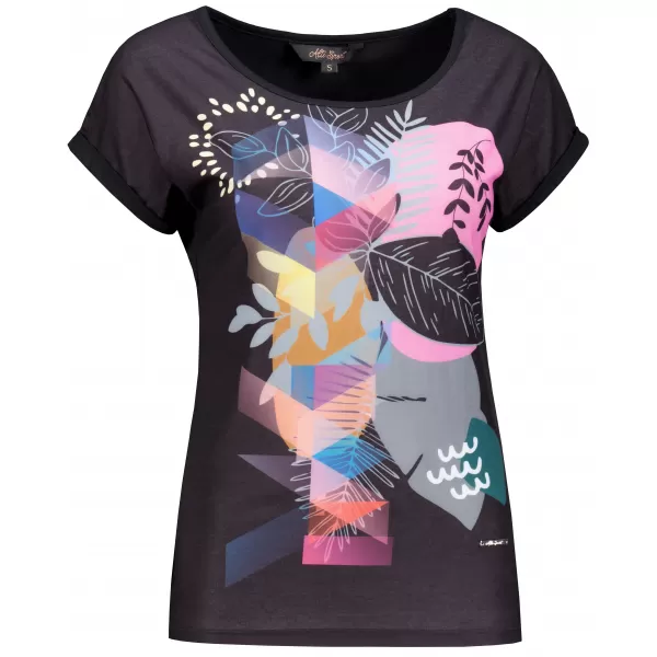  Damen-T-Shirt ALTISPORT DIANITA SCHWARZ 