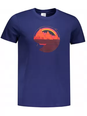 Herren-T-Shirt ALTISPORT ALM186129 MITTERNACHTSBLAU