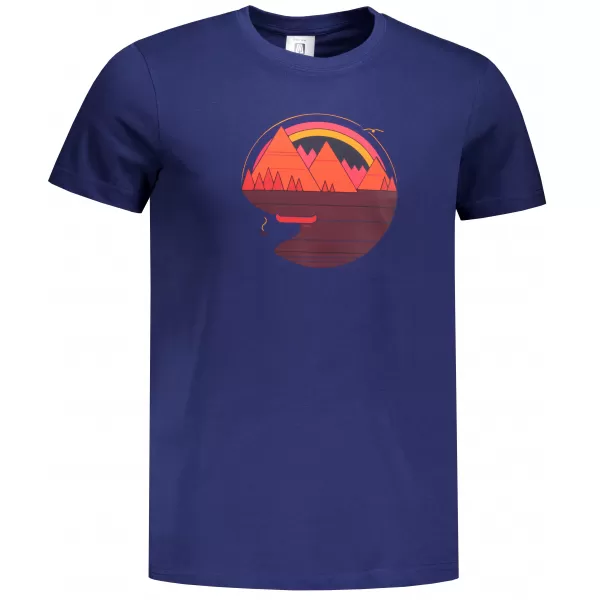  Herren-T-Shirt ALTISPORT ALM186129 MITTERNACHTSBLAU 