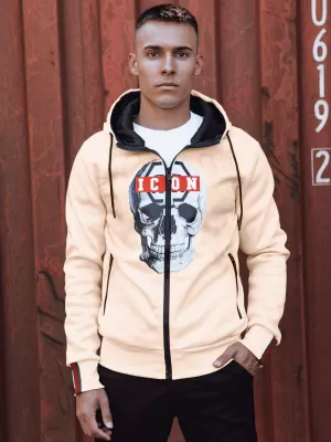 Herren -Sweatshirt DSTREET BEIGE
