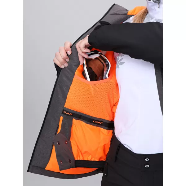  Damen-Skijacke LOAP LAWELA SCHWARZ 