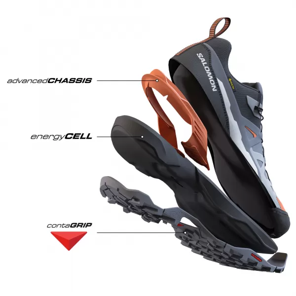  Herrenschuhe SALOMON X ULTRA 360 GTX L47453200 SCHWARZ/MAGNET/LEISER SCHIRM 